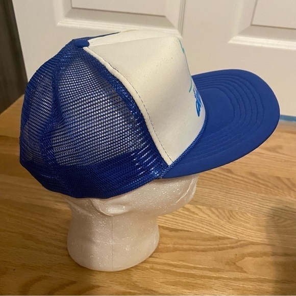 Vintage S/S Dolphin Trucker Hat Snap Back Mesh Rope Lapel Vacation Beach Florida - Picture 4 of 11